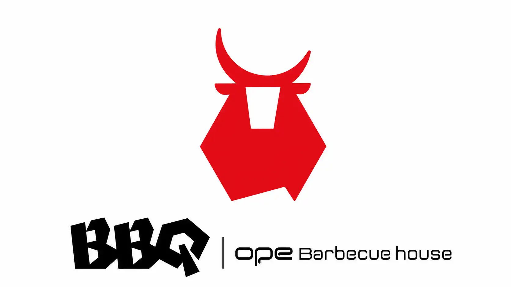نشان اوپه و عبارت Ope Barbecue House